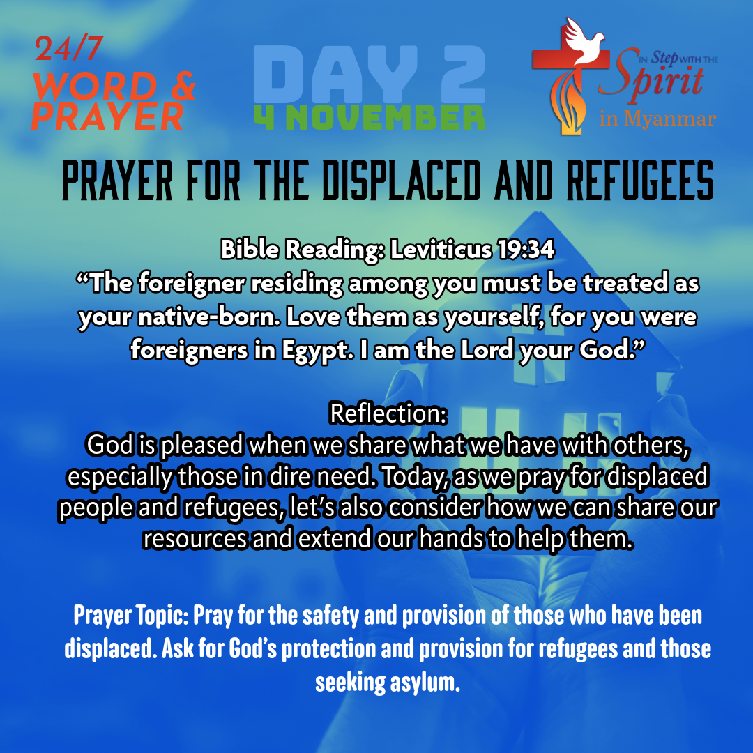 24/7 Word and Prayer – Prayer for Myanmar