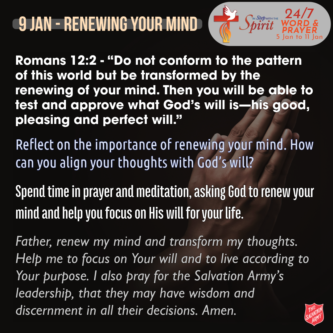 Word and Prayer – 9 Jan 2025